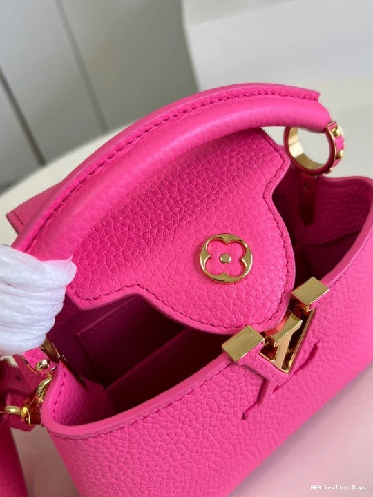 Aaa replica bags MINI VUITTON CAPUCINES LOUIS 0708